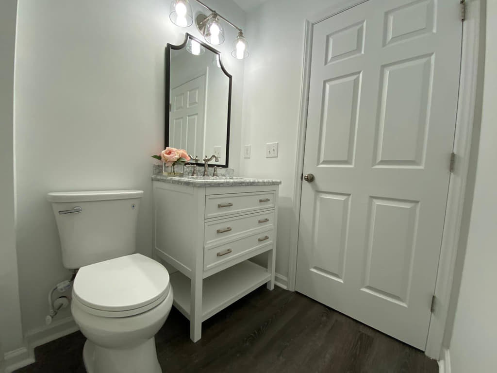 Mezzanine Bathroom in Raleigh NC.